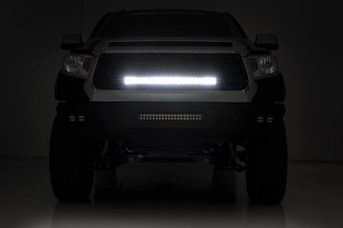 Mesh LED Grille Insert Rough Country for 2014-2017 Tundra | Black Series - 70226