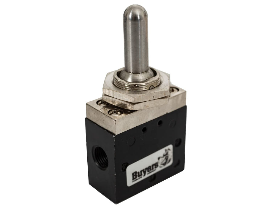 4-Way Buyers Products K1010AS, 3-Position Manual Air Control Valve, Non-Feathering, Locking Neutral Control Kit, Pneumatic Air Shift Pump