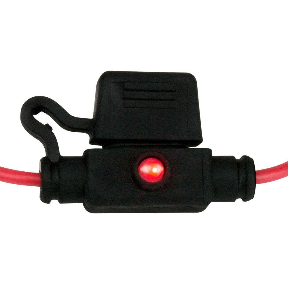 Sea-Dog Inline Mini Style ATM LED Fuse Holder - Up to 30A