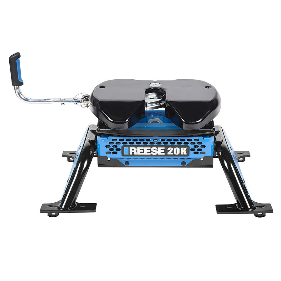 30928 Reese M5 Fifth Wheel Hitch, 20,000 lbs. Capacity, Talon Jaw, Complete System, Compatible with Industry Standard Rail Mounts