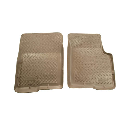 Husky Liner Front Custom Floor Liners TAN 33253 97-11 Ford E150 E250 Econoline