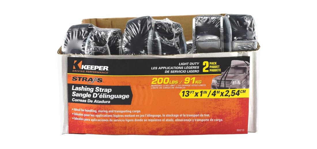 KEEPER Hampton Products 89213 2PK 1" x 13" Lashing Strap