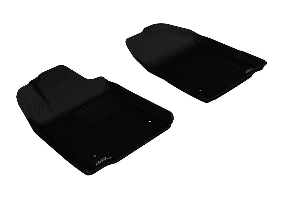 3D MAXpider Kagu Custom Fit Floor Mat (Black) for 2007-2012 Lexus ES350-1ST Row