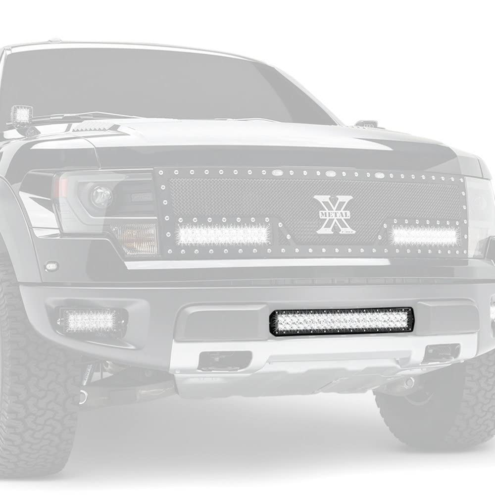 ZROADZ FORD F150-RAPTOR 2010-2014 Z325661-KIT Black Front Bumper LED Light Bar Kit