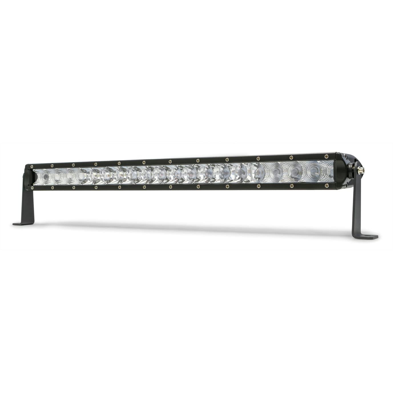 LED Light Bar DV8 Offroad | 20" Low Profile | 7,700 Lumen from Cree LED's | Aluminum Housing w/Heat Fins | IP68 Rated Polycarbonate Lens | Flood/Spot Pattern | SL8 Series BS20E100W5W