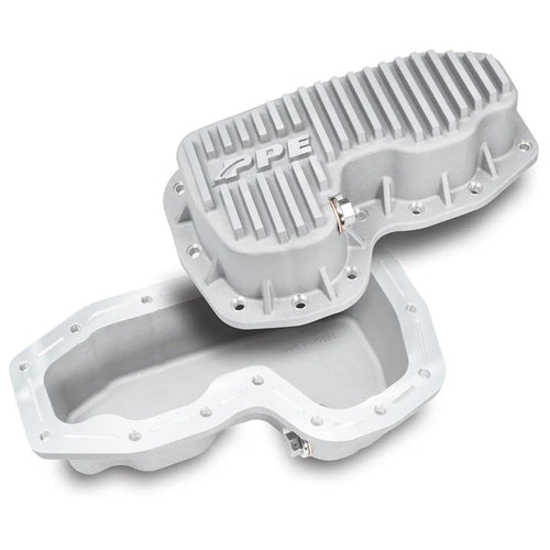 Heavy Duty PPE Cast Aluminum Oil Pan (Raw) 214052200 Compatible for 2011+ Dodge Durango 3.6L or 2011+ Jeep Grand Cherokee 3.6L