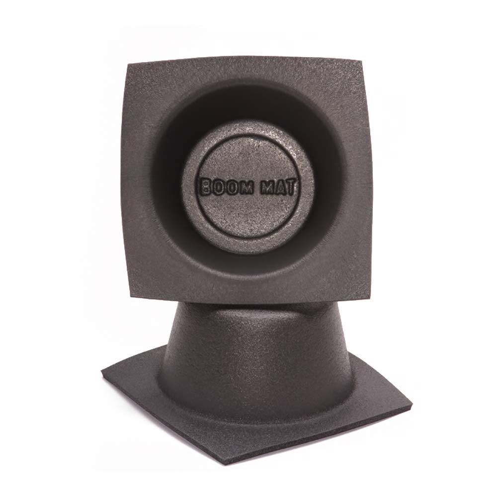 Design Engineering Boom Mat 050311 Speaker Baffles, 4" Round Slim (Pack of 2), Black