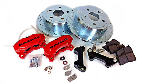 13" Ss4 Brake Sys Rr Blk Baer Brakes 18-23 Jeep (4402007B)