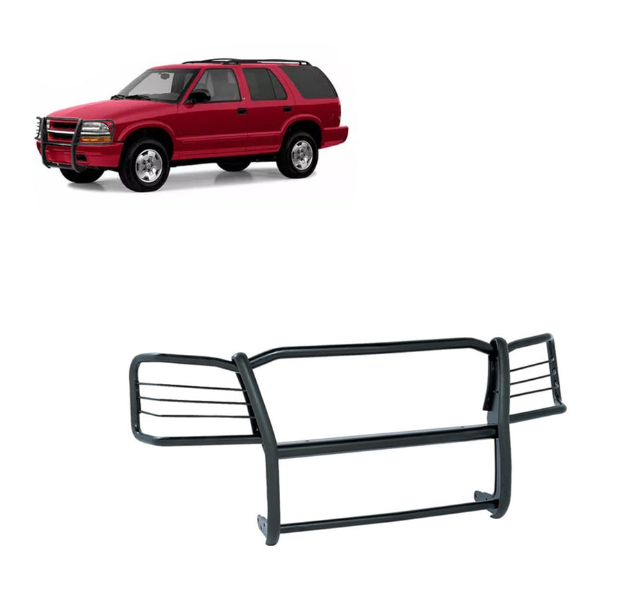 Grille Brush Black Horse Bumper Guard Modular Compatible with 1998-2004 Chevrolet S-10 Blazer-17A030200MA
