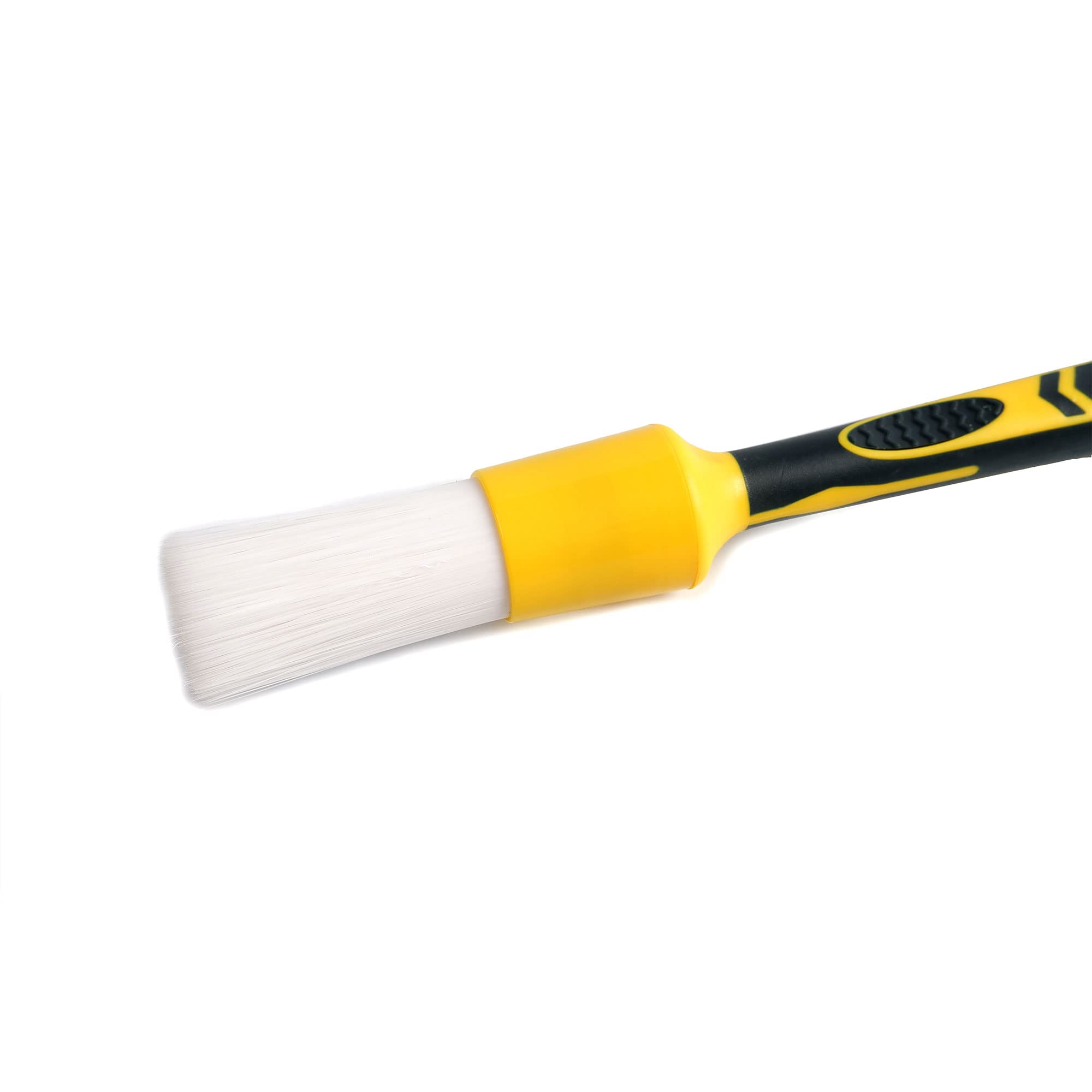 Maxshine Universal Medium #12 White Classic Detailing Brush – Soft, Durable Synthetic Bristles – High-Density Brush for Interior & Exterior Cleaning – Premium Car Detailing Tool