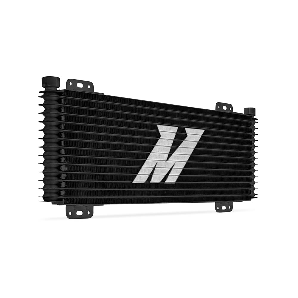 Mishimoto 13-Row Universal Stacked Plate Transmission Cooler, Powder Coated, 22.85-in X 7.10-in X 1.25-in Core