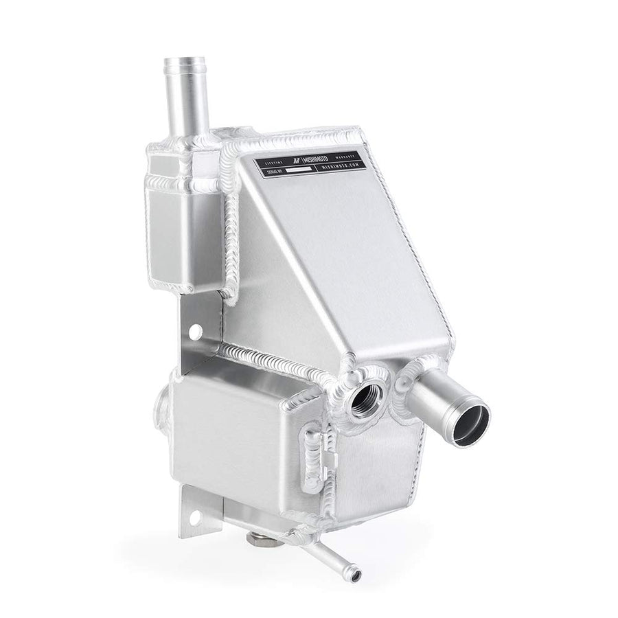 Mishimoto Aluminum MMRT-F2D-11SN Secondary Degas Tank, Compatible With 2011+ Ford 6.7L Powerstroke, Natural