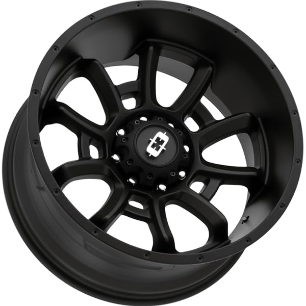 20" Inch VISION 8x170 Wheel Rim 415 Bomb 20X12-51 Black