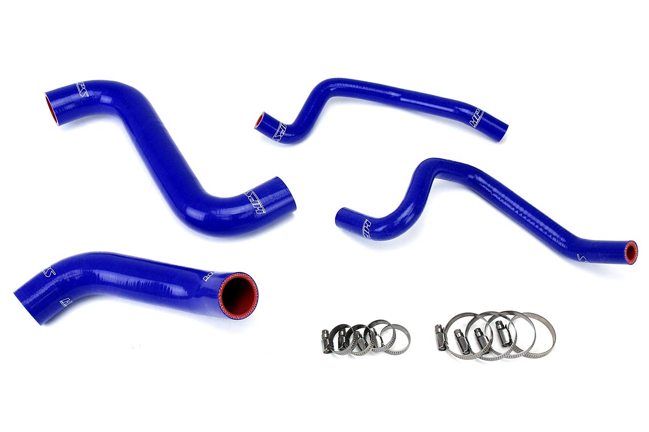 3-ply HPS Blue Reinforced Silicone Radiator + Heater Coolant Hose Kit 57-1809-BLUE