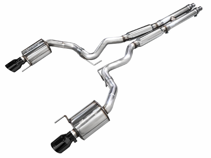 2024 Ford Mustang GT AWE Fastback S650 RWD Touring Catback Exhaust w/ Dual Diamond Black Tips