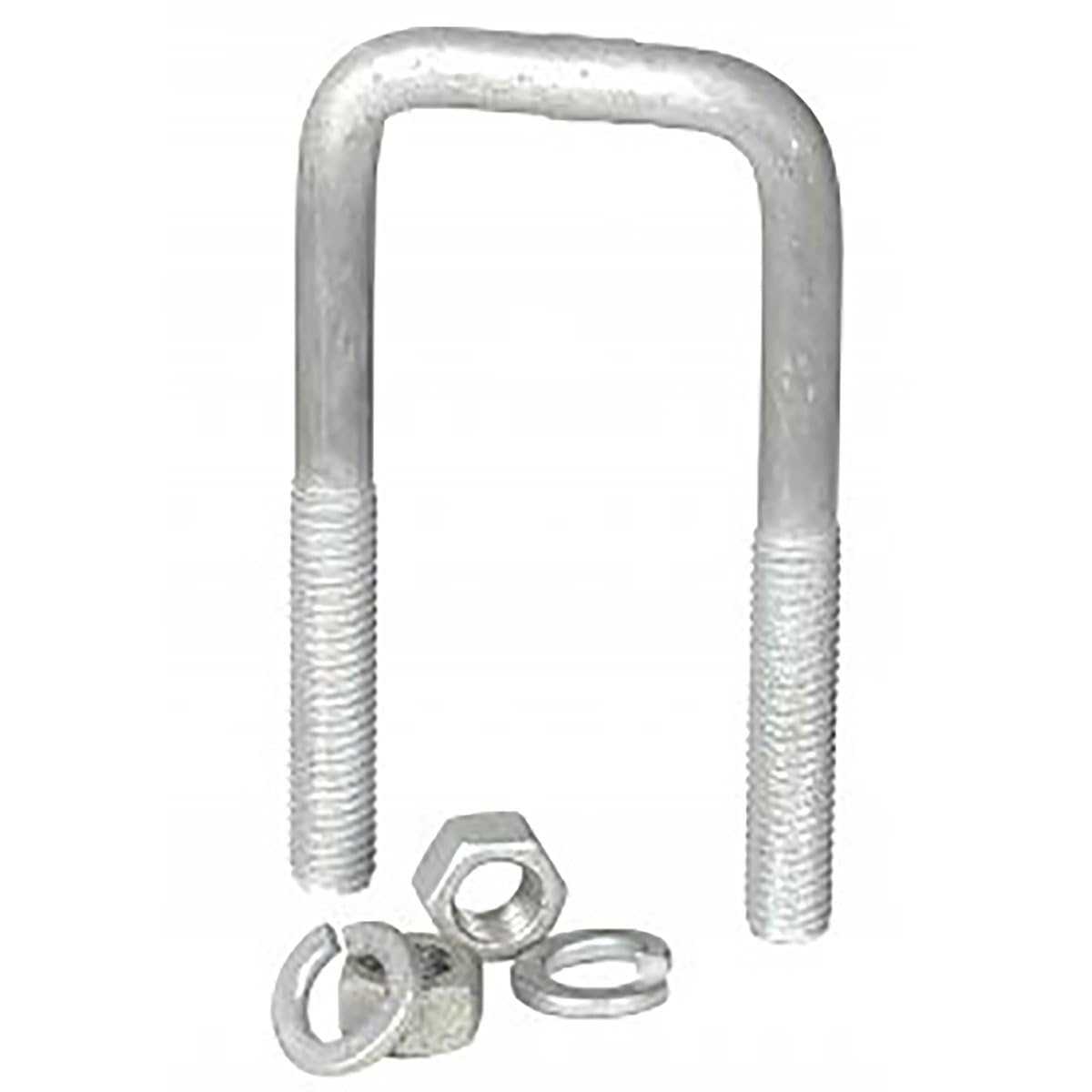 Square U-Bolt CE Smith Trailer 15251A with Washers & Nuts, 1/2" x 3-1/16" x 3-13/16"- Replacement Parts and Accessories for your Ski Boat, Fishing Boat or Sailboat Trailer
