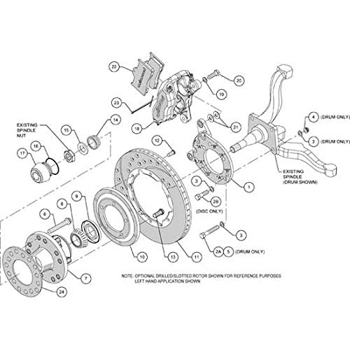 14011071D Wilwood Engineering Brake Rotor