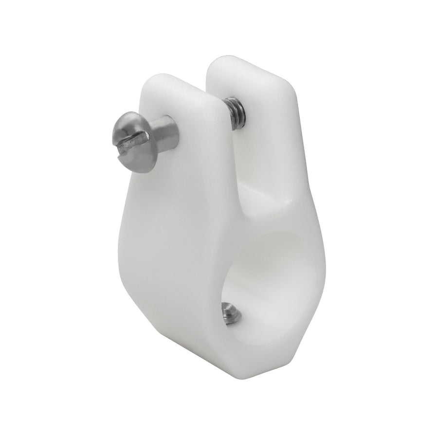 3406WP Whitecap Nylon Jaw Slide for 3/4" Round Tubing - White