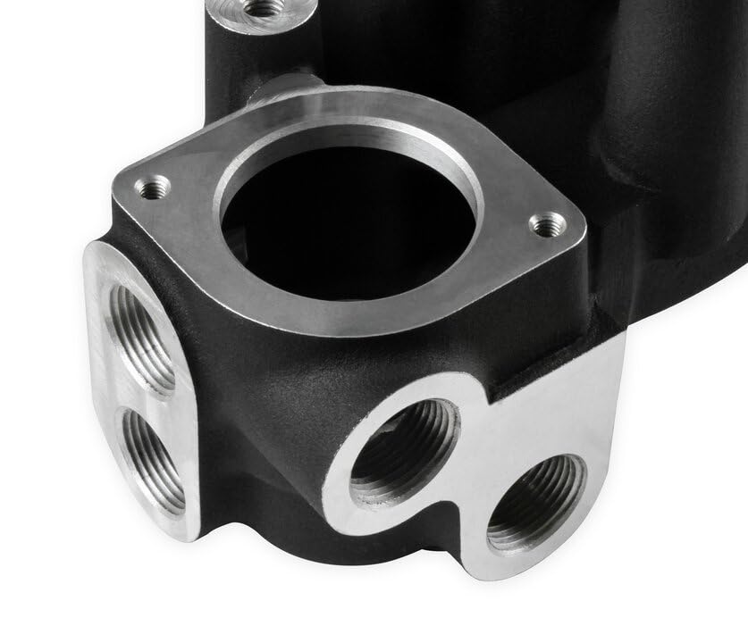 A/C Delete Holley 97-224 LS COOLING MANIFOLD BLACK