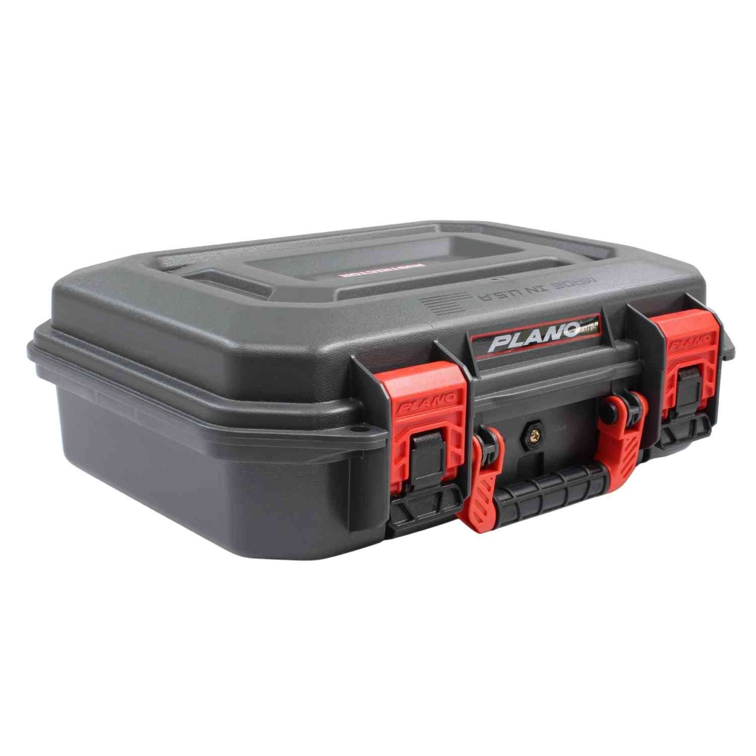 Plano All-Weather Rustrictor Double Pistol Case, Durable, Rust and Corrosion Resistant, TSA-Approved Gun Case with Perforated Pluck Foam for Custom Protection
