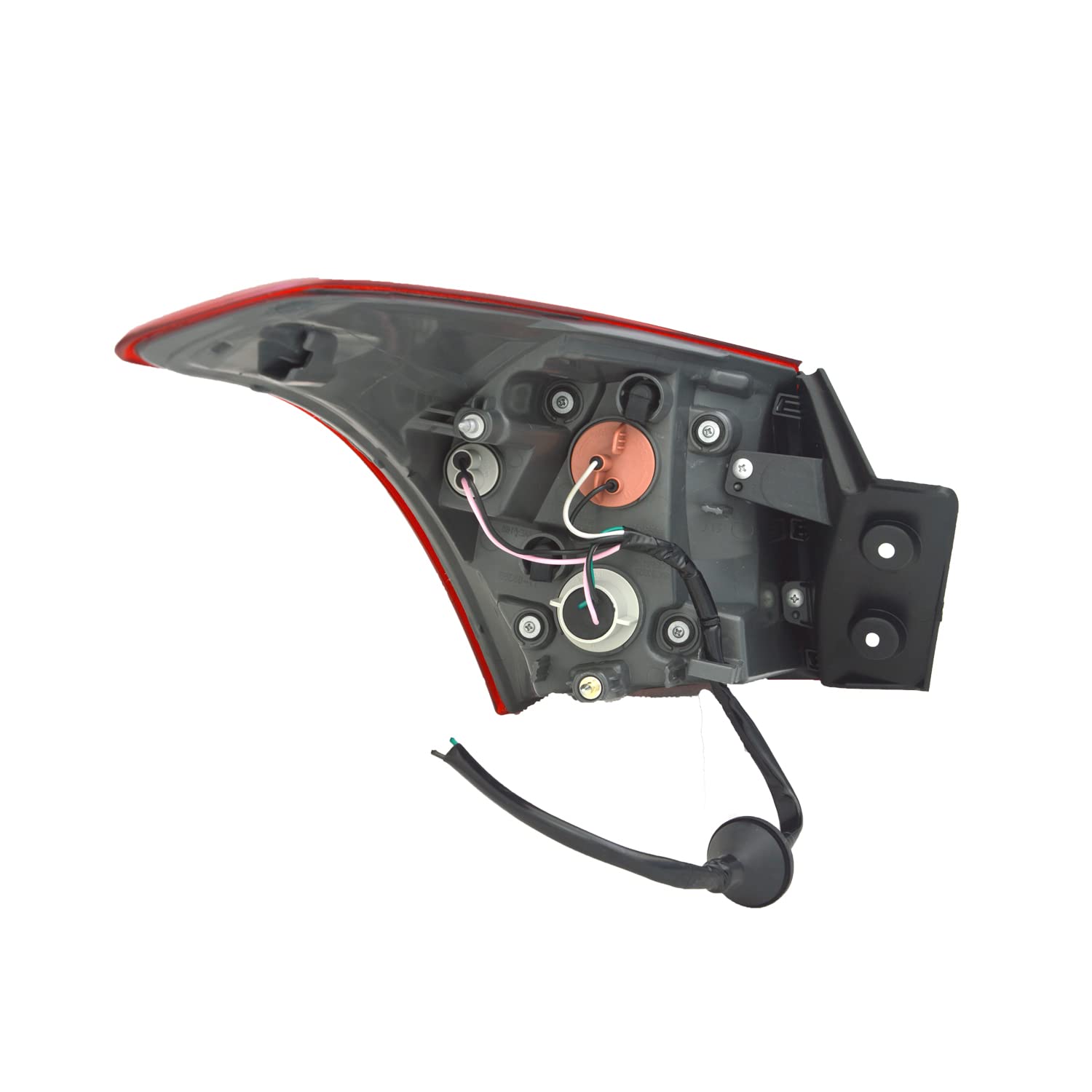 Left TYC Tail Light Assembly Compatible with 2013-2017 Hyundai Elantra