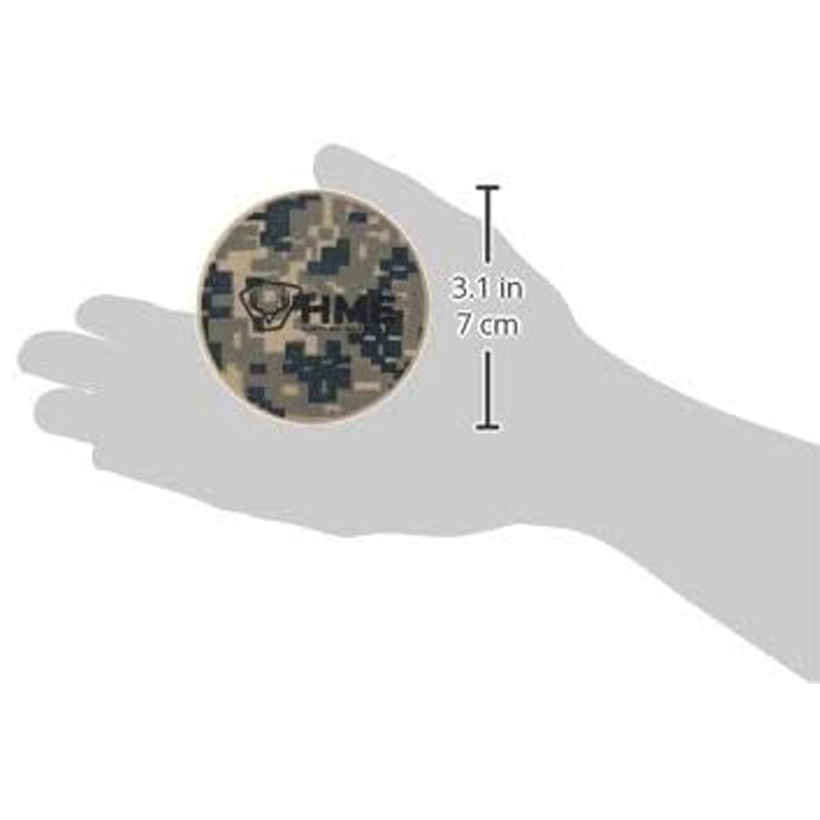 Camo Face Paint Kit HME with Mirror - Long-Lasting Non-Glare Easy-to-Use Concealment Makeup for Hunting in Compact Case, 5 Colors
