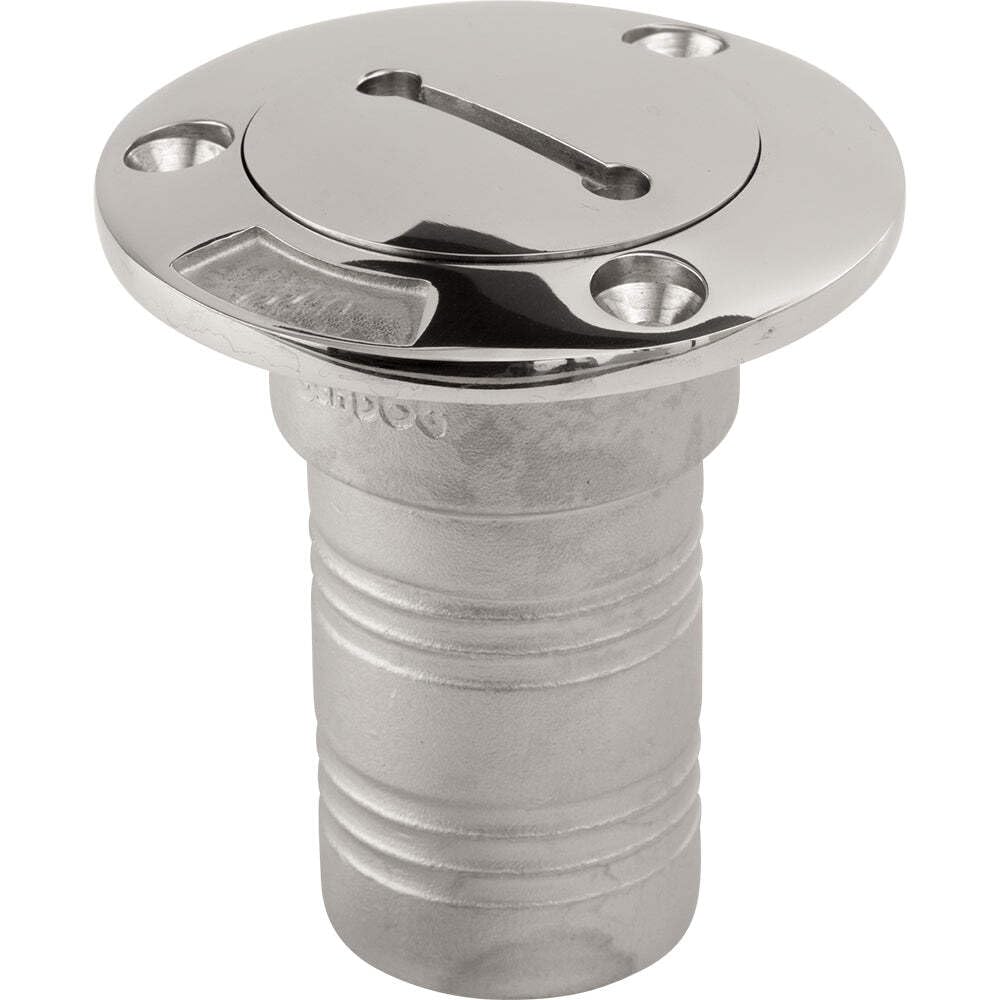 1-1/2" I.D. Sea Dog 351320-1 Cast 316 Stainless Steel Hose Gas Deck Fill with Key
