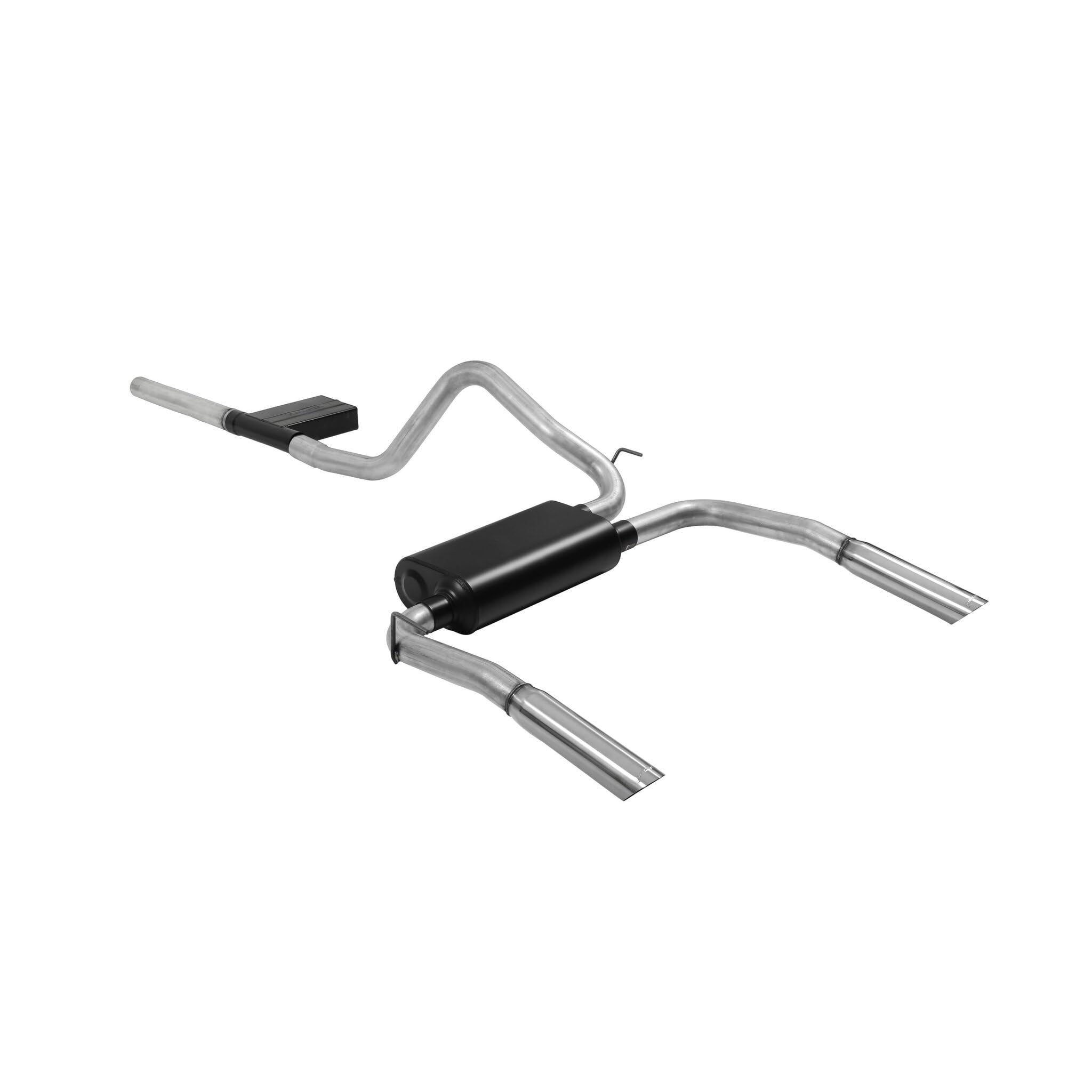 American Thunder Flowmaster 17358 Cat-Back Exhaust Kit 2.5 Inch Aluminized Steel Dual Tailpipes 3 Inch Polished 304 Stainless Tips Compatible with 1998-2002 Chevy Camaro Pontiac Firebird 3.8L V6