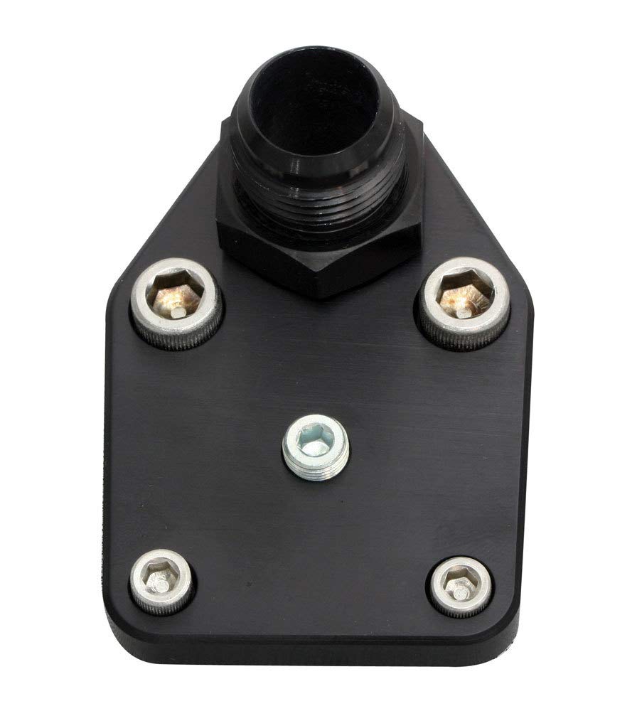Cover Plate Moroso with Fitting for Small Block Chevy 65397