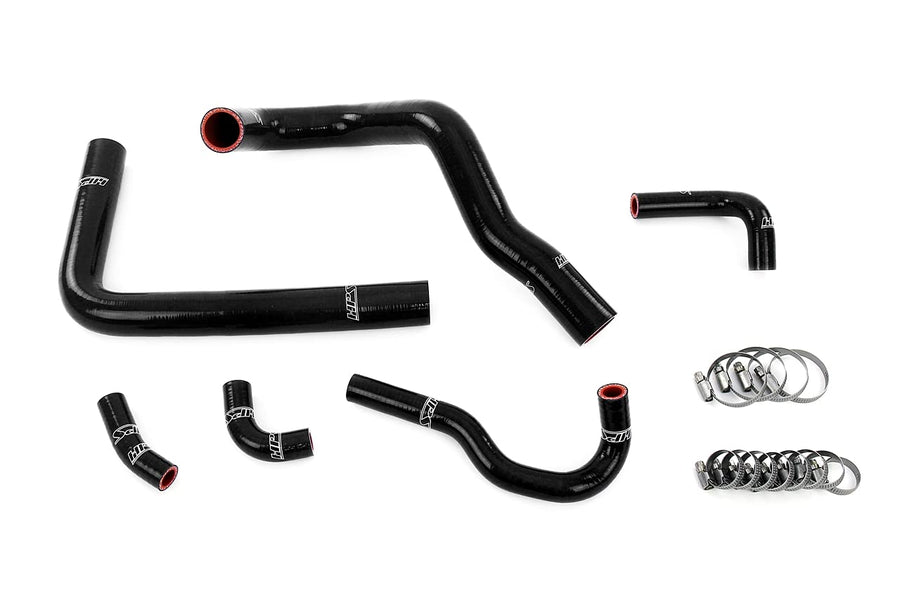 HPS Performance Black Silicone Radiator And Heater Coolant Hoses for 1993-2002 Toyota Supra Right Hand Drive 3.0L Turbo 2JZ-GTE JDM Non VVT-i, 57-2148-BLK