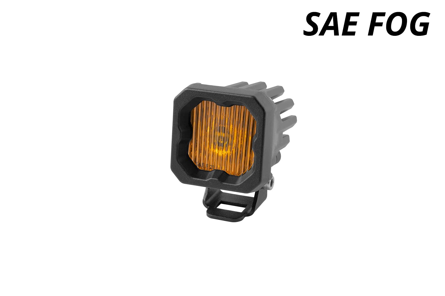 Diode Dynamics Yellow SSC1 SAE/DOT Fog Standard LED Pod (one), Fog w/Amber Backlight SAE