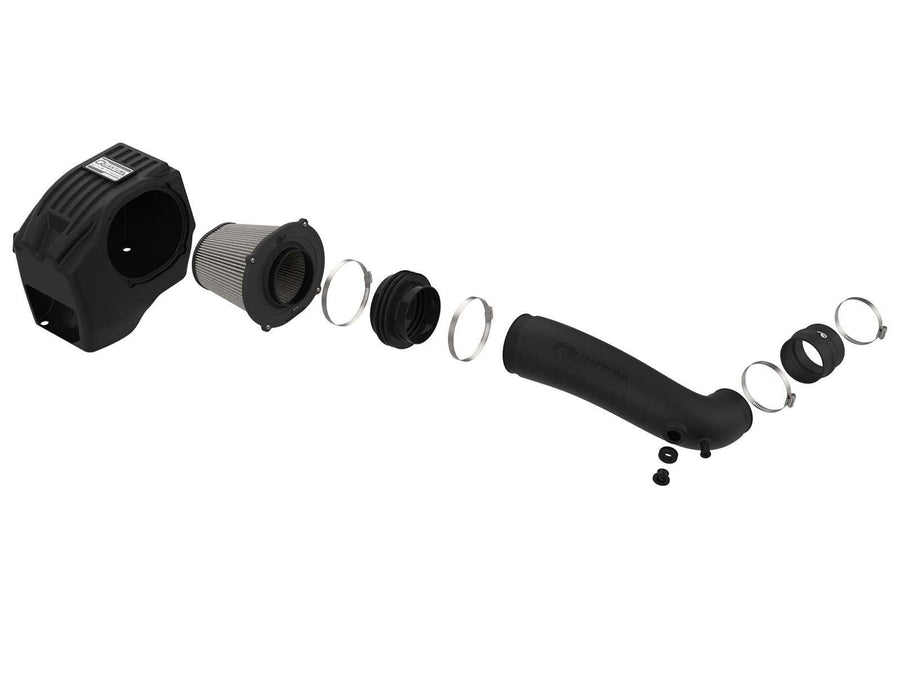 Cold Air Intake System aFe POWER QUANTUM w/Pro DRY S Filter, #53-10013D, Black
