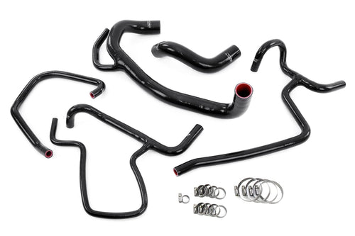 High Temp HPS Reinforced Silicone Black Radiator and Heater Coolant Hose Kit, 57-1616-BLK