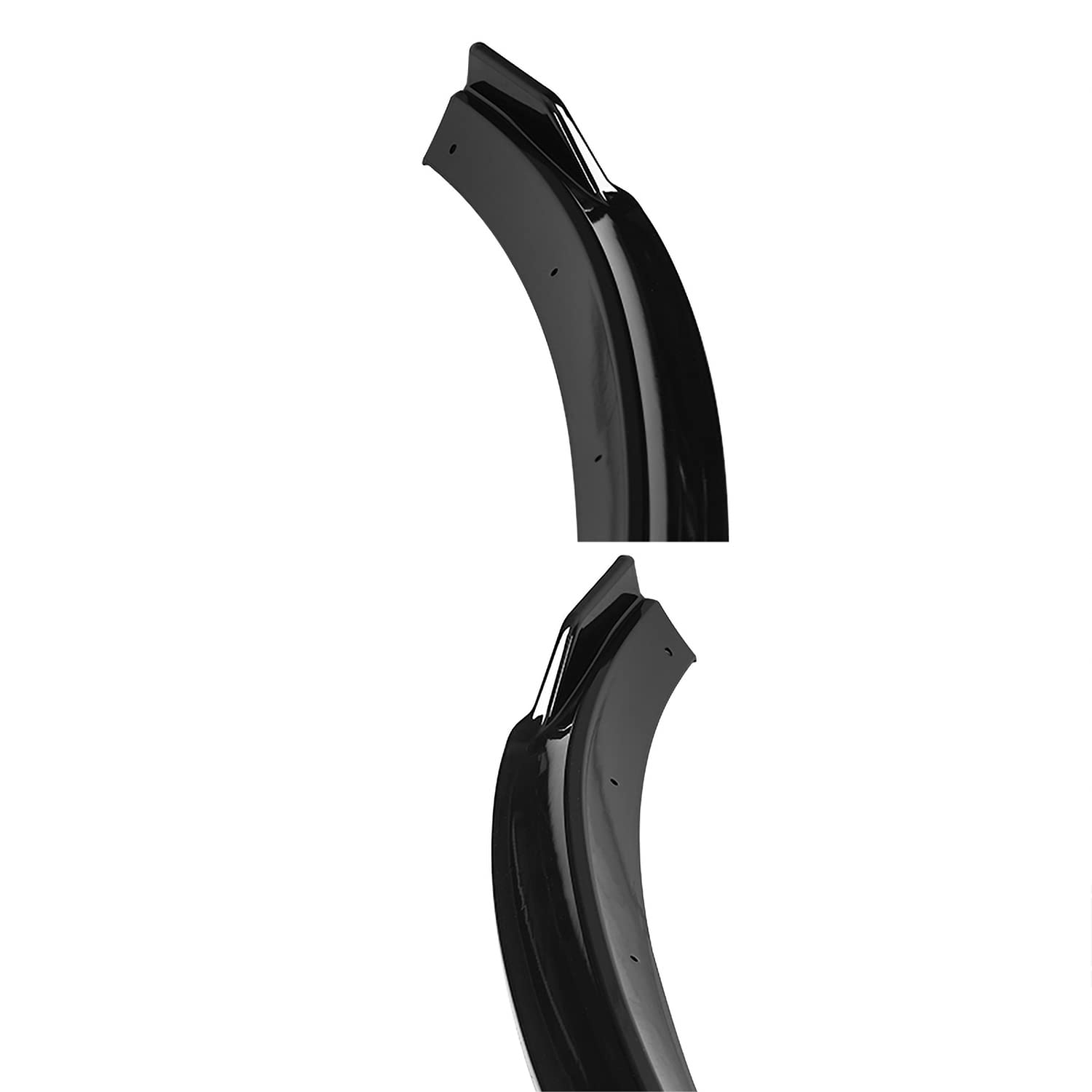 Glossy Black Spec-D Tuning Front Bumper Lip Spoiler Splitter Compatible with 2014-2017 Volkswagen Golf MK7