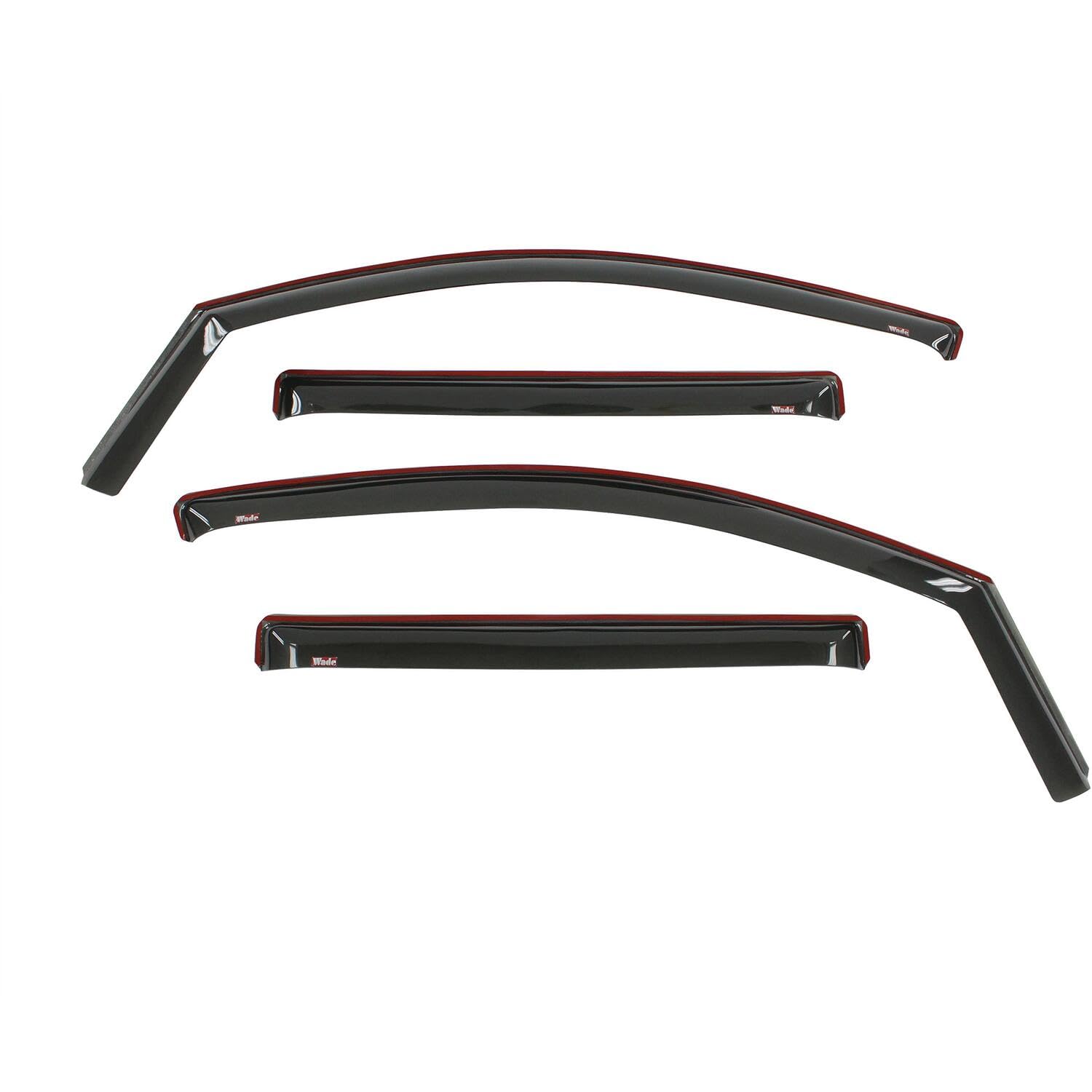 72-69483 WESTIN in-Channel Wind Deflector 4pc fits 2016-2024 Titan/Titan XD Crew Cab