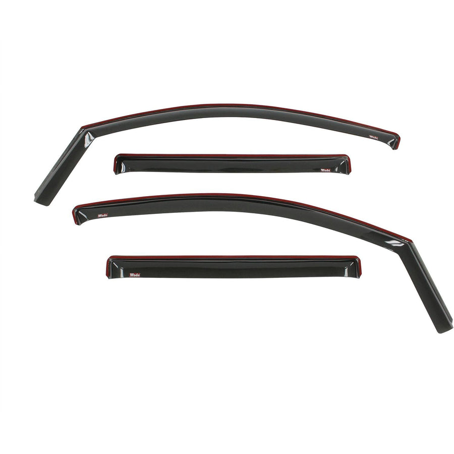 72-69483 WESTIN in-Channel Wind Deflector 4pc fits 2016-2024 Titan/Titan XD Crew Cab