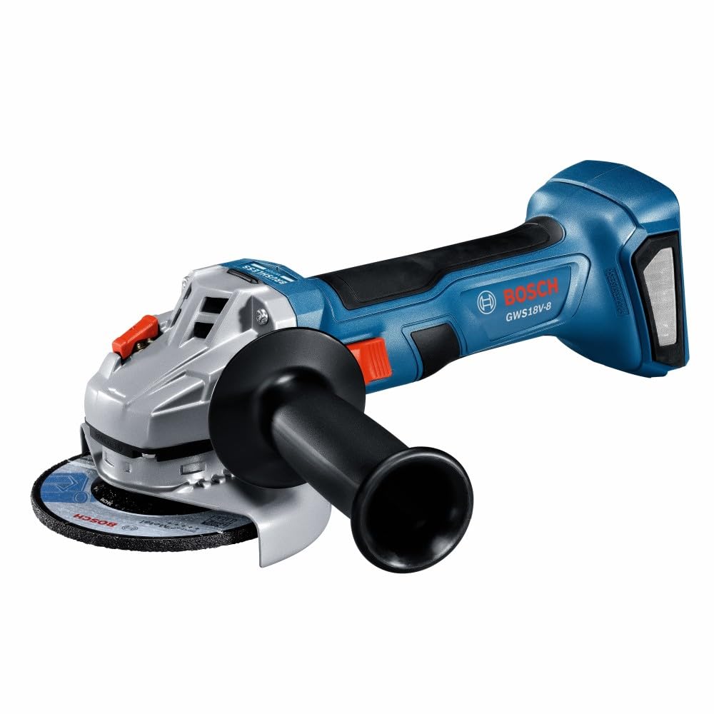 Bosch 18V GWS18V-8N Brushless 4-1/2 In. Angle Grinder with Slide Switch (Bare Tool)