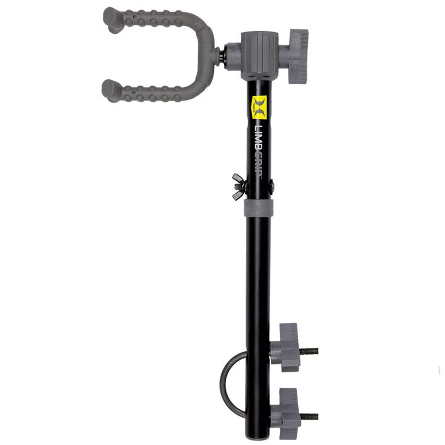 HAWK Hunting Limb Grip Portable Easy-To-Install Secure Bow Holder with 360-Degree Rotating Silent-Grip Limb Fork Weight Rating 8.5 Lbs
