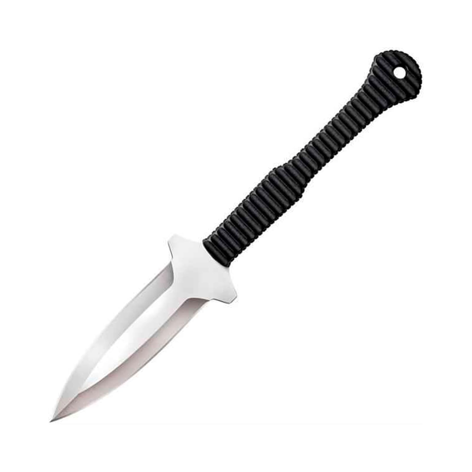 Cold Steel 3" Hide Out Durable Japanese AUS8A Stainless Steel Fixed Blade Spear Point Tactical Outdoor Neck Knife, 3-1/2" Kray-Ex Handle, Resistant Secure-Ex Sheath