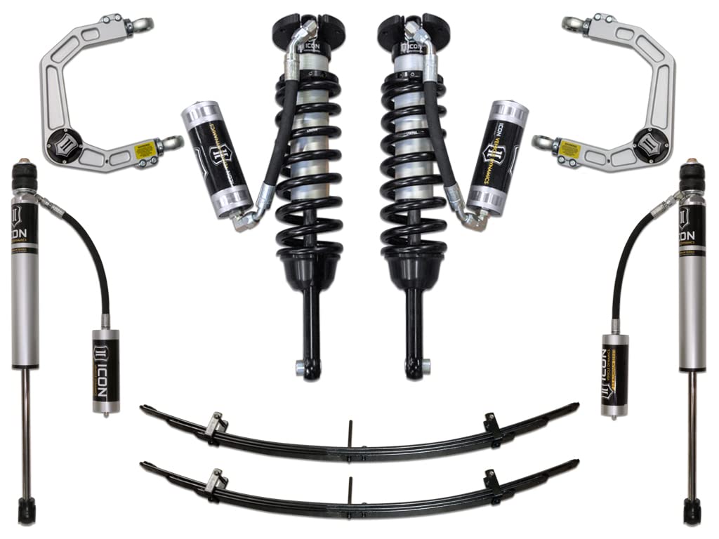 Stage 4 ICON Suspension System, Billet UCA, Compatible with 05-15 Tacoma 0-3.5" lift / 16-Up 0-2.75" lift, K53004
