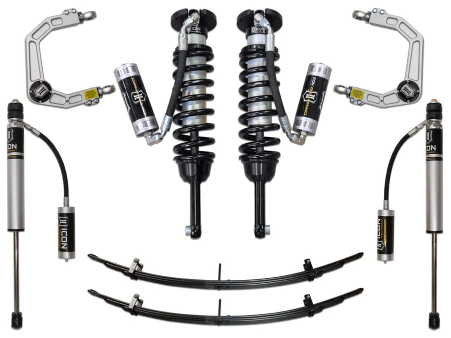 Stage 4 ICON Suspension System, Billet UCA, Compatible with 05-15 Tacoma 0-3.5" lift / 16-Up 0-2.75" lift, K53004