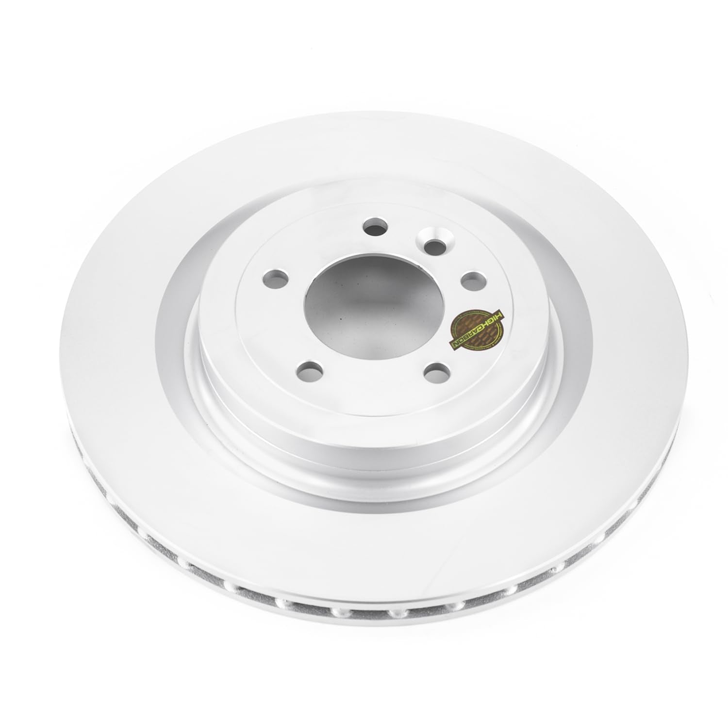 Power Stop EBR1426EVC Genuine Geomet Coated Rear Brake Rotor For Defender 110, Defender 130, Defender, Discovery, Range Rover, Range Rover Sport [Model Specific]