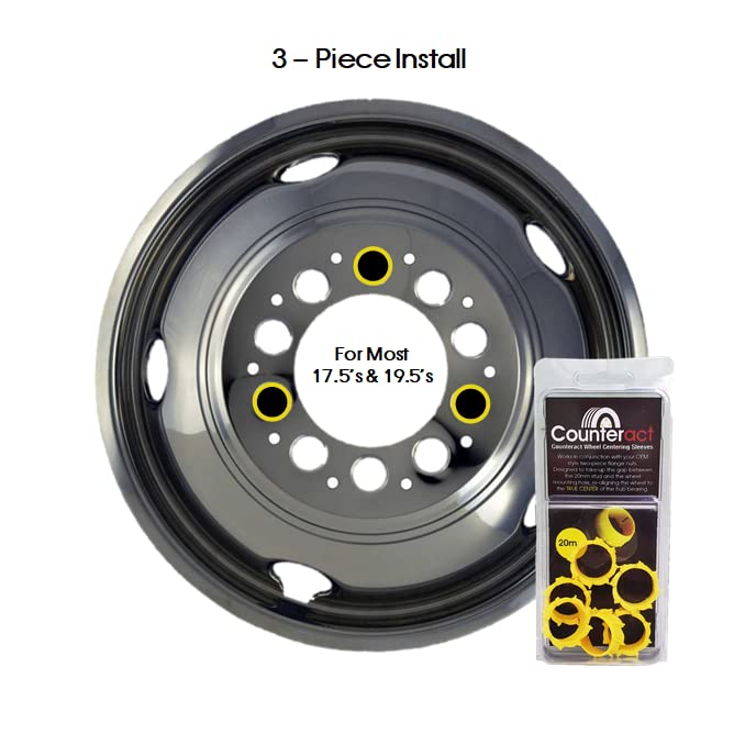 Wheel Centering Sleeves Counteract (6PK, 20mm)