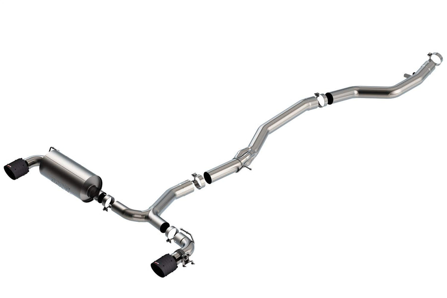 BORLA Cat-Back 140826CFBA Performance Exhaust System for 2020-2023 Toyota GR Supra 3.0L 6 Cyl. Automatic Transmission Rear Wheel Drive.