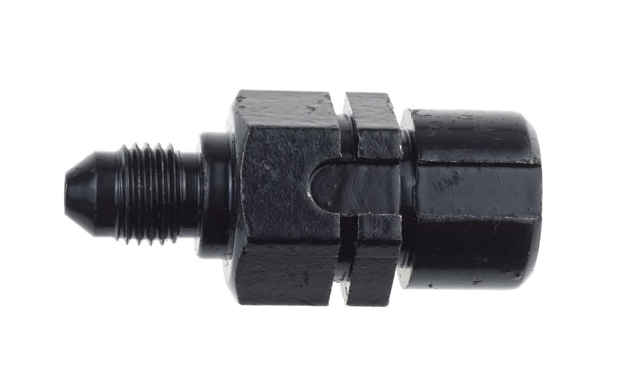 Performance Red Horse 345-04-04-2 7/16In-24 Female Inverted Flare To -04 An Male-Black