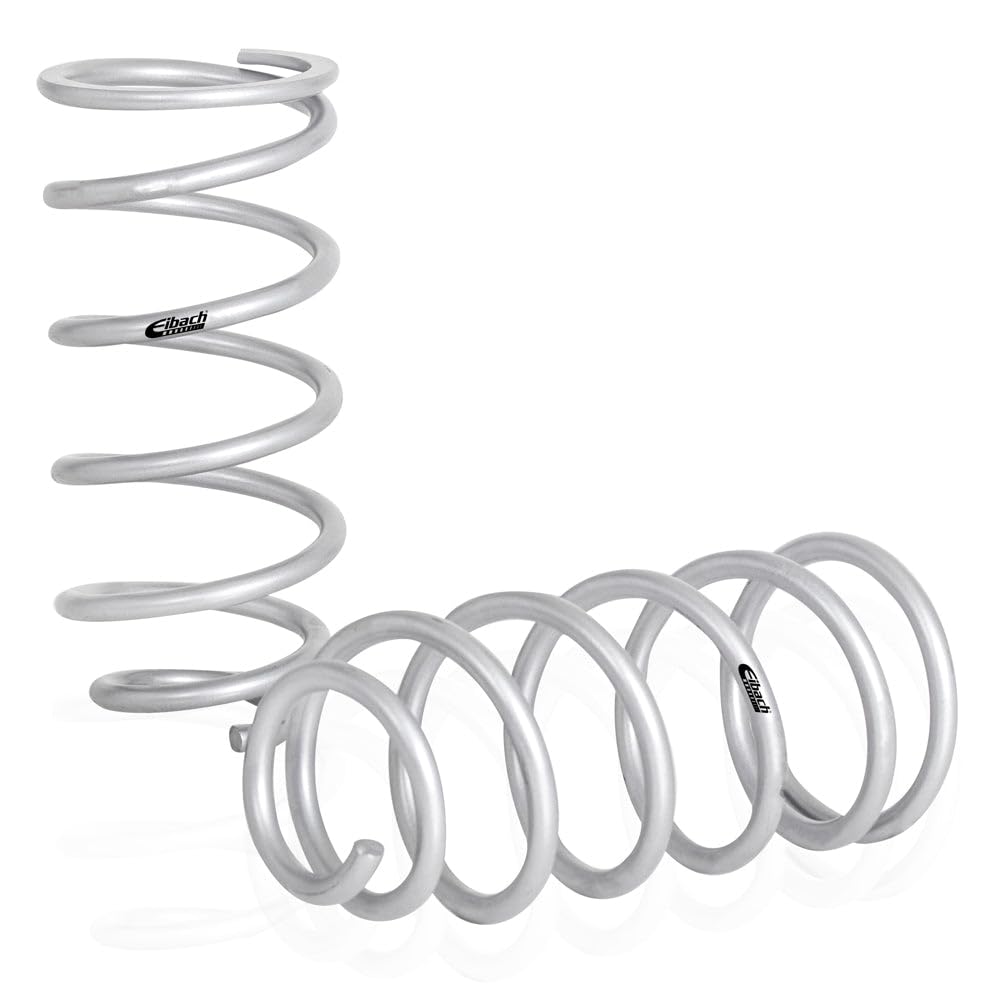 Eibach Pro-Lift Suspension Spring Kit, 1 in Lift, Rear, Steel, Silver Powder Coat, compatible with Toyota Midsize SUV 2012-21, Kit