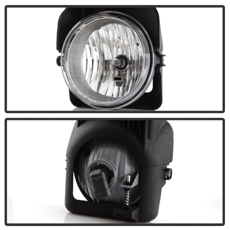 Fog Lights Black/Clear Spyder Auto 5020857