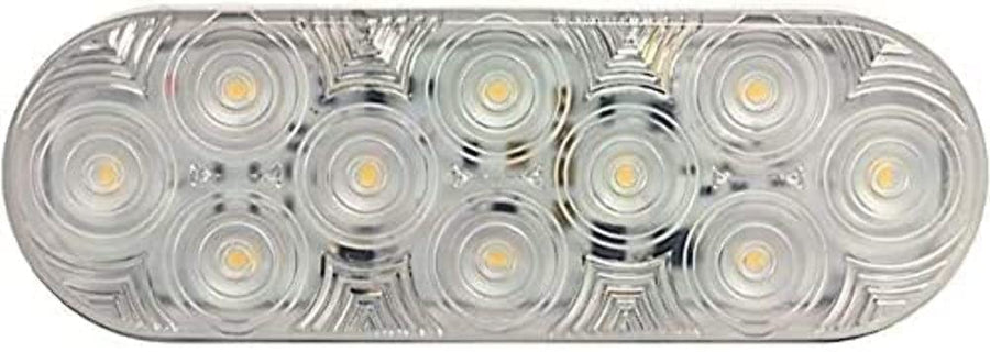 820KC-10 Peterson Manufacturing 6.5"x2.25" LED Back-Up Light (LED B/U Light Oval Groom Mt Amp Kit Mv), 1 Pack