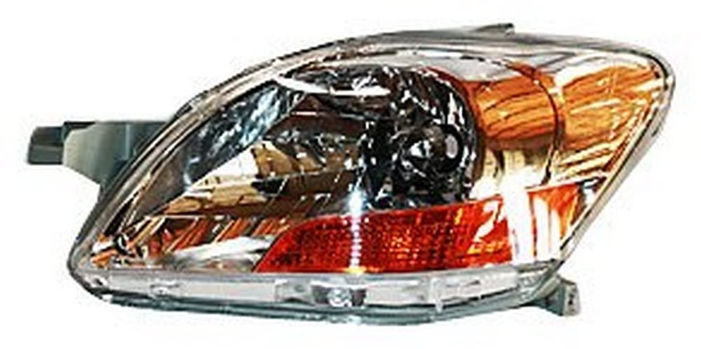 Left TYC Headlight Assembly Compatible with 2007-2011 Toyota Yaris