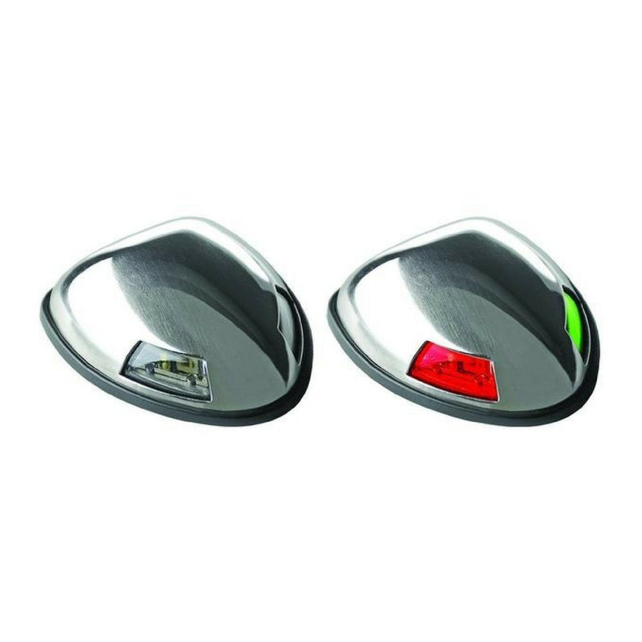 T-H Marine Combination Bow LED Navigation Lights – LED Combination Bow Navigation Light - Stainless Housing/Gasket & Hdwr. Dimensions: 2-3/8”L x 2-1/16”W x 7/8”H